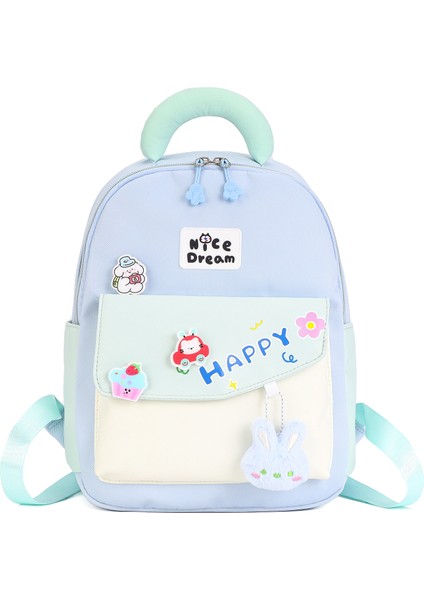 Anaokulu Okul Çantası Kız Erkek Hafif Sırt Çantası Moda Basit Gündelik Sırt Çantası (Yurt Dışından)