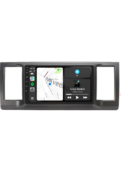 Volkswagen Transporter-Caravelle 2015-19 9" Uyumlu Android Multimedia Gerçek 4/64 Kablosuz Carplay Geri Görüş Kameralı fiyatları