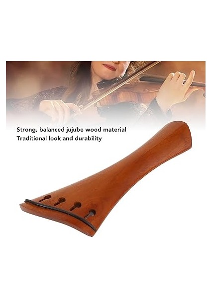 Ince Ayarlayıcı Kuyruk Parçası Hünnap Ahşap 4/4 Keman Konik Dize Kuyruk Parçası Enstrüman Aksesuarları 4/4 Keman Için modelleri