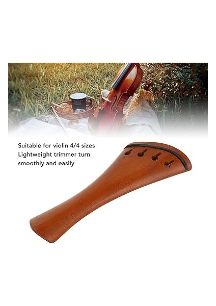 Ince Ayarlayıcı Kuyruk Parçası Hünnap Ahşap 4/4 Keman Konik Dize Kuyruk Parçası Enstrüman Aksesuarları 4/4 Keman Için fırsatları