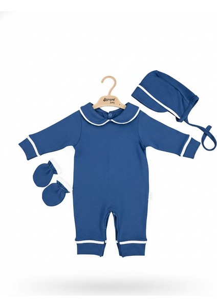Erkek Bebek 3 Parça Tulum Seti