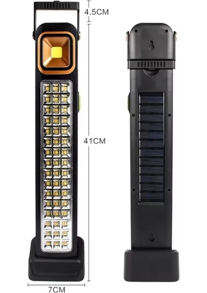 Güneş Enerjili Çok Fonksiyonlu Acil Durum Işığı - Çoklu Aydınlatma ve Şarj Modları fiyatları