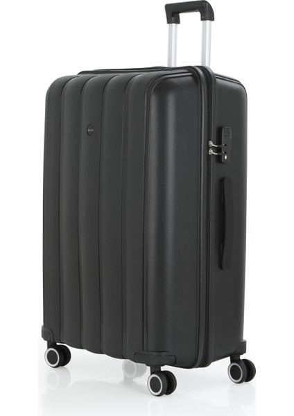 Polipropilen 3'lü Valiz Seti Büyük & Kabin & Makyaj V305