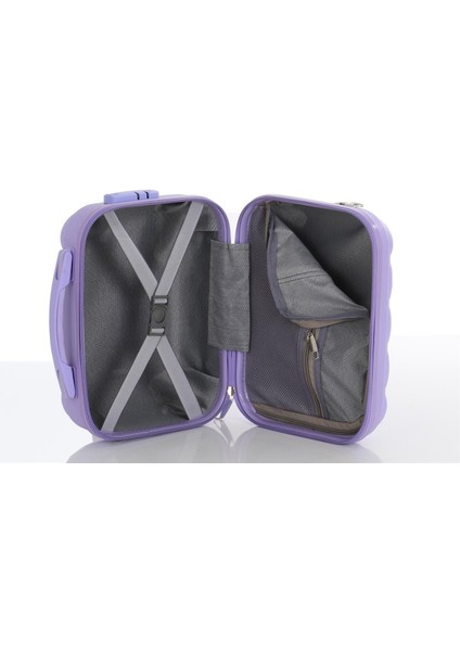 Polipropilen 3'lü Valiz Seti Büyük & Orta & Makyaj V305