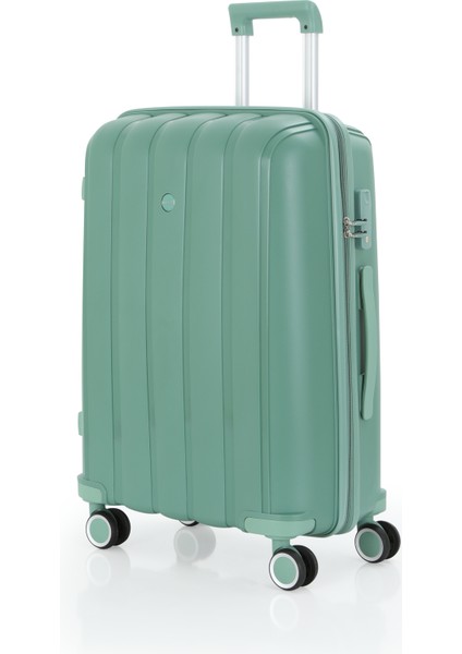 Polipropilen 3'lü Valiz Seti Orta & Kabin & Makyaj V305