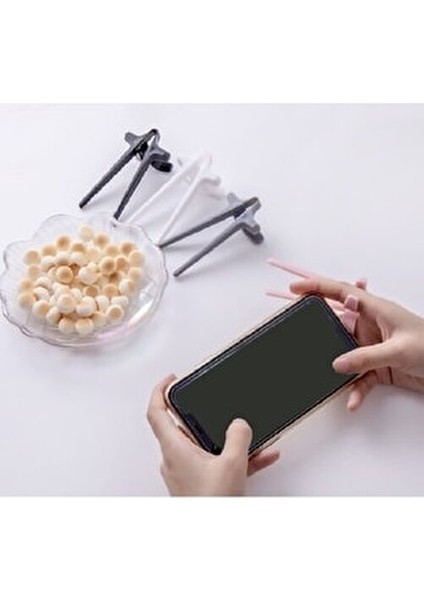 Parmak Chopstick Çok Kullanımlık Beyaz Renkli Sofra Mutfak Gereçleri