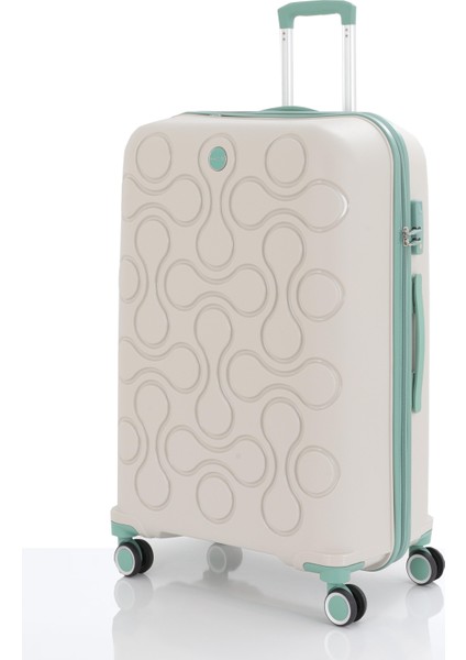 Polipropilen Valiz 75 cm Ergonomik Tutma Sistemi ve 360 Derece Dönebilir Tekerlekler ile