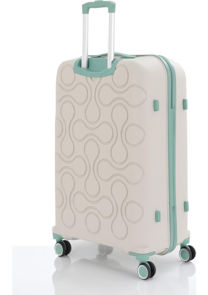 Polipropilen Valiz 75 cm Ergonomik Tutma Sistemi ve 360 Derece Dönebilir Tekerlekler ile