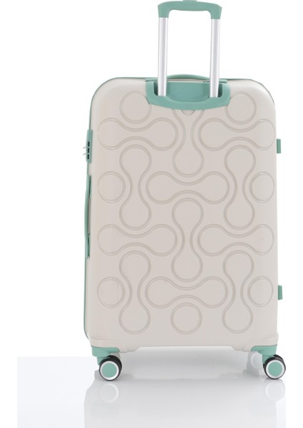 Polipropilen Valiz 75 cm Ergonomik Tutma Sistemi ve 360 Derece Dönebilir Tekerlekler ile