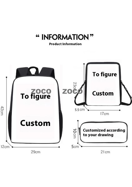 Pikachu Okul Çantası Üç Parça Çocuk Kalem Çantası Seti El Çantası Öğrenciler Omuzlar Geri (Yurt Dışından) fırsatları