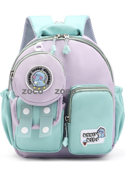 Anaokulu Okul Çantası Koreli Çocuk Omuzları Sırt Çantası Akını Serin Erkek ve Kız Gezi Aksesuarları Çantası Sevimli Küçük Sırt Çantaları (Yurt Dışından)