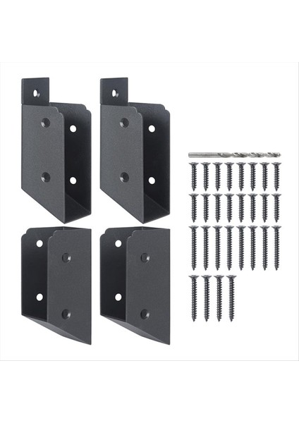 Paslanmaz Çelik 2 x 4 Inç (Aslında 1 ½ x 3 ½inch) Güverte Korkuluk, Küpeşte, Ahır ve Işın Ucu Için Güverte Korkuluk Konnektörü, B (Yurt Dışından) indirimleri