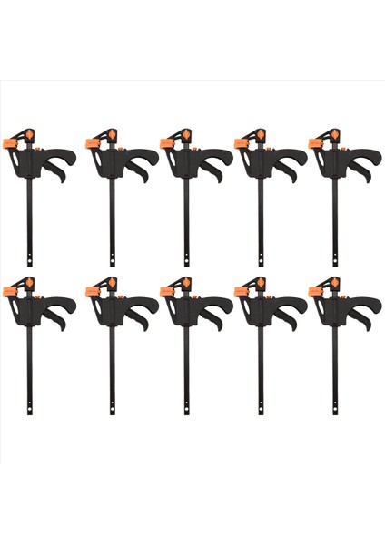 10PCS 4inch Ahşap Işleme Kelepçe Seti Sabit Tip Hızlı Cırcır Serbest Bırakma Hızı Ekstrüde Naylon Çalışma Çubuğu Kiti Yeme Gadgets (Yurt Dışından) fiyatları