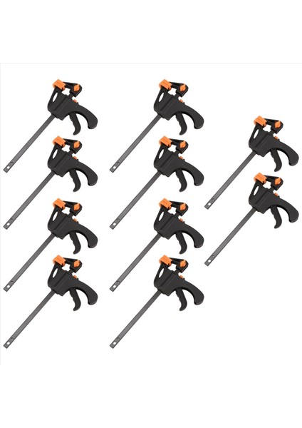 10PCS 4inch Ahşap Işleme Kelepçe Seti Sabit Tip Hızlı Cırcır Serbest Bırakma Hızı Ekstrüde Naylon Çalışma Çubuğu Kiti Yeme Gadgets (Yurt Dışından) modelleri