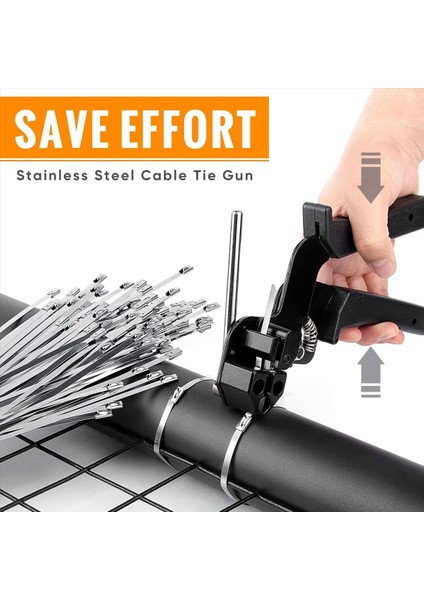 Paslanmaz Çelik Kablo Kravat Pensi, 150PCS 11.8in Kablo Bağları ile Metal Kablo Bağlarını Sabitlemek ve Kesme Için Özel Araç (Yurt Dışından) modelleri