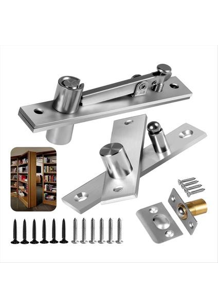 Kapı Pivot Menteşesi, 200 Lbs&#39;ye Kadar Ağır Hizmet Tipi Ahşap Kapılar Için Hedef Vuruş Donanımı ile Görünmez Pivot Menteşe Sistemi Tip I (Yurt Dışından)