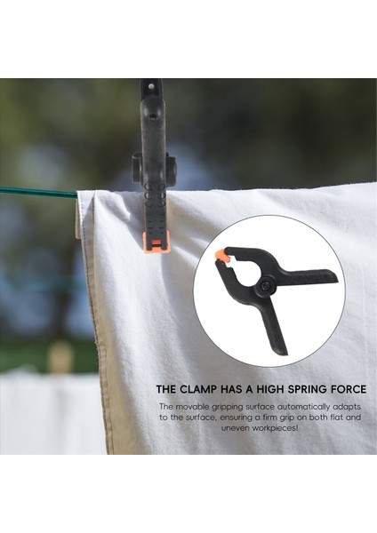 24X Yay Kelepçeleri, Evde Evrensel Kullanım Için Plastik Tutkal Kelepçeleri, Çalıştay, Fotoğraf Veya Model Yapımı (Yurt Dışından) indirimleri