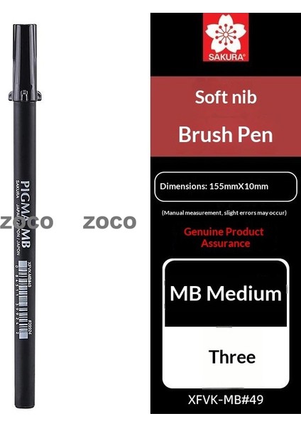 Japonya Kiraz Çiçeği Anahat Kalemi Sanat Için El Boyama Kalemi Izleme Su Geçirmez Hızlı Kuruyan Imza Kalemi (Yurt Dışından)