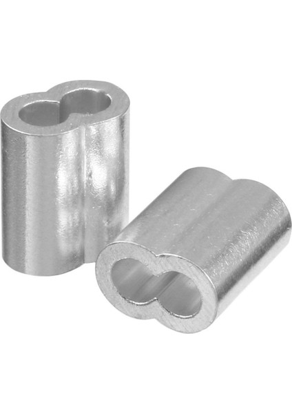 5/32 Inç (4mm) Çaplı Tel Halat Alüminyum Kollu Klipsler Kablo Kablo 100 Pcs (Yurt Dışından) fiyatları