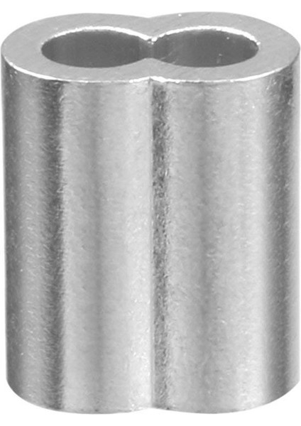 5/32 Inç (4mm) Çaplı Tel Halat Alüminyum Kollu Klipsler Kablo Kablo 100 Pcs (Yurt Dışından) fırsatları