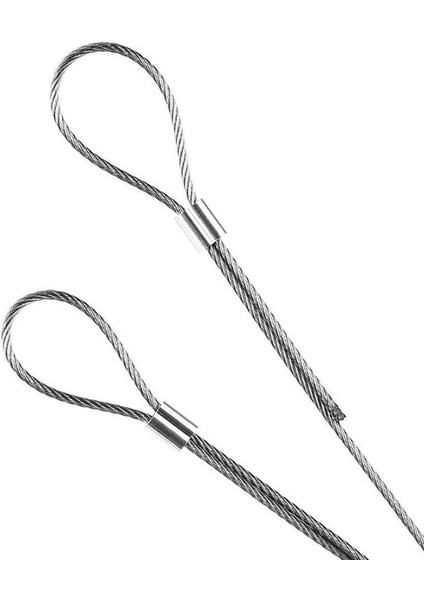 5/32 Inç (4mm) Çaplı Tel Halat Alüminyum Kollu Klipsler Kablo Kablo 100 Pcs (Yurt Dışından) indirimleri