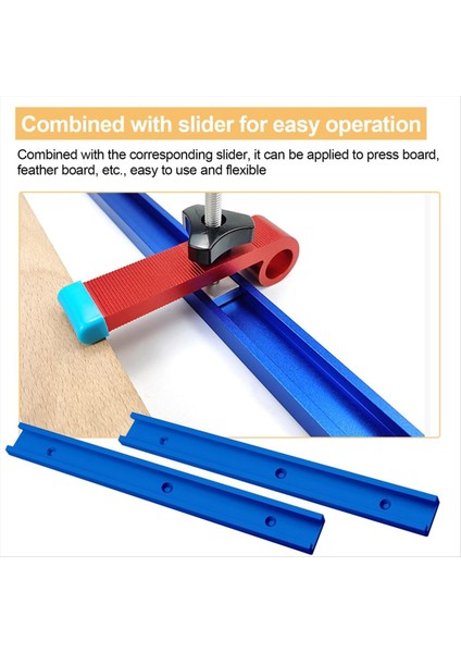 Alüminyum Alaşımından Yapılmış 2t-Kılavuz Ray Kelepçesi Rayları, 400 mm T Slot Pisti Mitrerail Seti, M8/m6 Kaydırıcısı Olan Oluk Slibrail (Yurt Dışından) modelleri