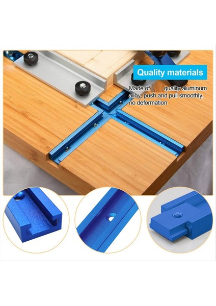 Alüminyum Alaşımından Yapılmış 2t-Kılavuz Ray Kelepçesi Rayları, 400 mm T Slot Pisti Mitrerail Seti, M8/m6 Kaydırıcısı Olan Oluk Slibrail (Yurt Dışından) fırsatları