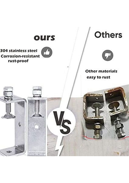 Metal Kelepçe Ağır Hizmet Kelepçesi C Kelepçe Ağaç Işleme Kelepçesi Geniş Çene Açıklıkları (65MM), 2pcs (Yurt Dışından) fırsatları