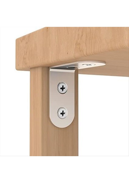 Açı Braketi, Ahşap Masa Için Vida Bağlantı Açısı Braketi Olan Kalın L-Şekilli Braket, Tuvalet Masası, 20 Adet (Yurt Dışından) modelleri