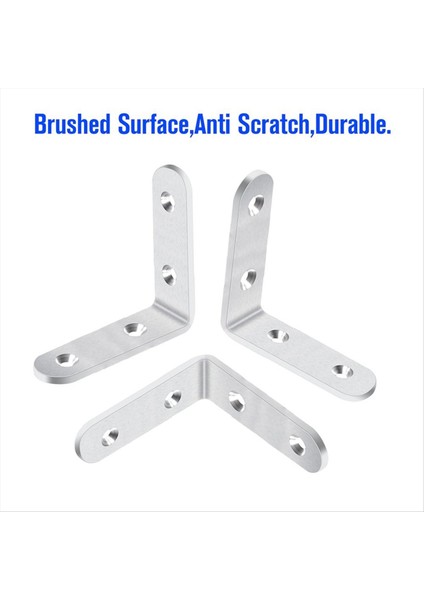 Açı Braketi, Ahşap Masa Için Vida Bağlantı Açısı Braketi Olan Kalın L-Şekilli Braket, Tuvalet Masası, 20 Adet (Yurt Dışından) indirimleri