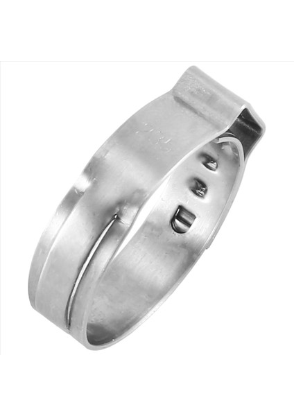 Paslanmaz Çelik Tek Kulak Hortum Kelepçesi, 80PCS 6-23.6mm Kıç Hortum Kelepçesi Çiftlik Çubukluk Kiti Kulak Adımsız Cinch Halkalar Kesme Sıkıştırma Takım Araçları (1/4 Inç - 15/16 Inç) (Yurt Dışından)