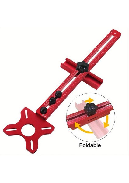 4in1 Yönlendirici Freze Groove Bracket-Cabinet Donanım Jig Alüminyum Direkt Kesme Jig Punch-Router Freze Bracketb (Yurt Dışından) modelleri
