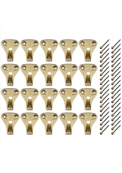 20 Paket 50 Lbs Resim Çerçeve Askıları Çiviler, Ağır Hizmet Tipi Alçı Duvar Pro/ağır Ayna Asma Kiti (Yurt Dışından)