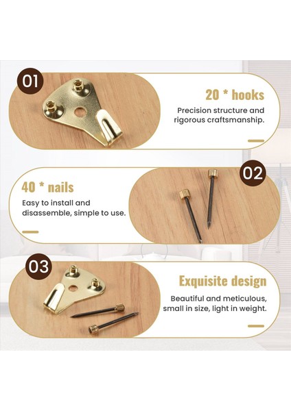 20 Paket 50 Lbs Resim Çerçeve Askıları Çiviler, Ağır Hizmet Tipi Alçı Duvar Pro/ağır Ayna Asma Kiti (Yurt Dışından) indirimleri