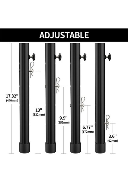 Katlanır Masalar Için Masa Bacak Uzatıcıları Düz/bükülmüş Bacak, Katlanır Masa Bacak Uzantıları, Yükseklikler Ayarlanabilir Yükselticiler - 4 Adet (Yurt Dışından) fiyatları