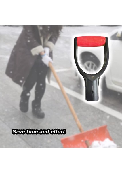 Plastik Kaç Sapı Kürek D Kavrama Sapı, 32MM Iç Çaplı Kürek Kar Kürek Kolu, Kürek Kar Kepçesi Kazma (Kırmızı) (Yurt Dışından) modelleri
