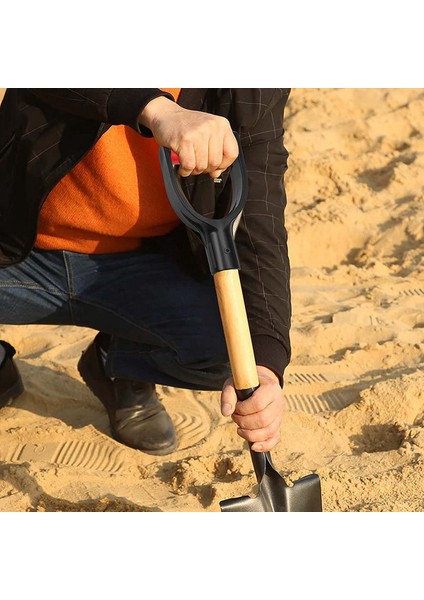 Plastik Kaç Sapı Kürek D Kavrama Sapı, 32MM Iç Çaplı Kürek Kar Kürek Kolu, Kürek Kar Kepçesi Kazma (Kırmızı) (Yurt Dışından) fırsatları