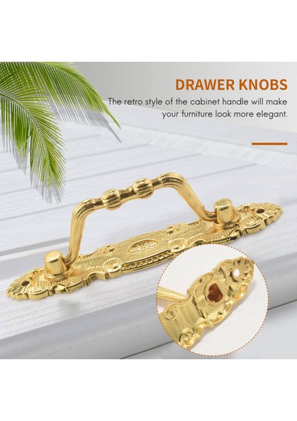 10PCS Antika Sap Çinko Alaşım Çekmecesi Kapı Düğmeleri Altın Dolaplar ve Mobilya Kapısı Için Tutamaklar (Vidalarla) (Yurt Dışından) fırsatları