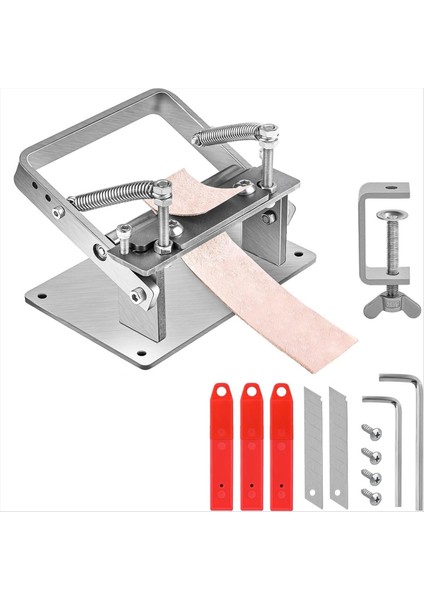 Manuel Deri Ayırıcı, Kelepçeli Deri Kayma Aletleri, Deri Zanaat Çalışma Aracı Için Deri Skiver Makinesi (Yurt Dışından)