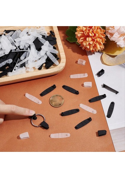 200 Adet Plastik Anahtarlık Klipsleri Anahtarlık Konnektörü Snap Sekmeleri 1.4 Inç Rozet Kayışı Klips Ana Zincir Konektör (Yurt Dışından) fırsatları