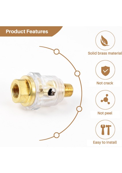 Sıkıştırılmış Air Oiler Yağı Yağlayıcı 6mm Sıkıştırılmış Hava Misti Yağı 1/4 &quot; (Yurt Dışından) fiyatları