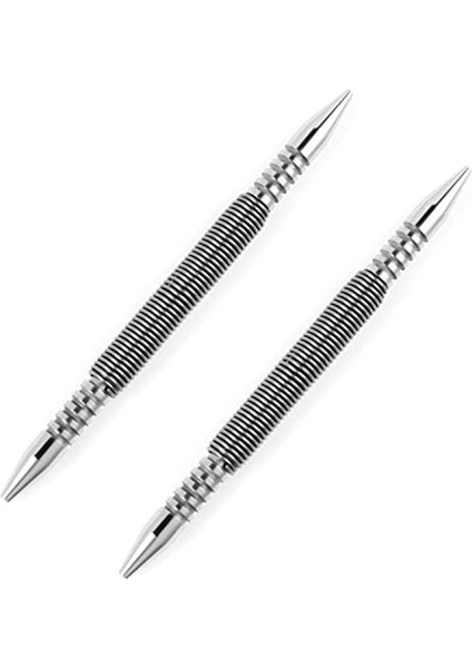 2pcs Çift Kafa Tırnak Setleyicileri, 3/32 ve 1/8 Inç Yay Tırnak Seti Çekiçsiz Tırnak Ayarlayıcı Set Seti Kapı Menteşe Pimi Çıkarma Aracı (Yurt Dışından)