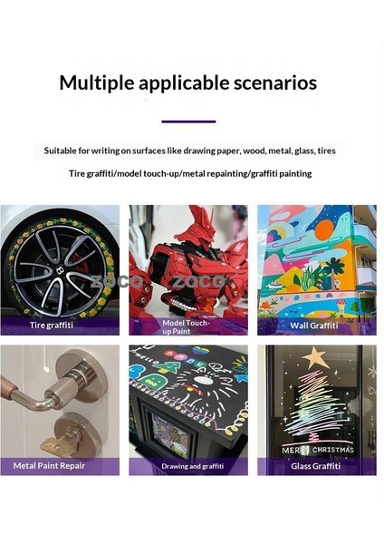 ZOCO15MM Boya Fırçası Renk Kaybetmez Lastik Şantiye Kaplama Düz Uçlu Dolum Fırçası Kalem Işareti Takviye Koruma Boyası Daha Kalın (Yurt Dışından) modelleri