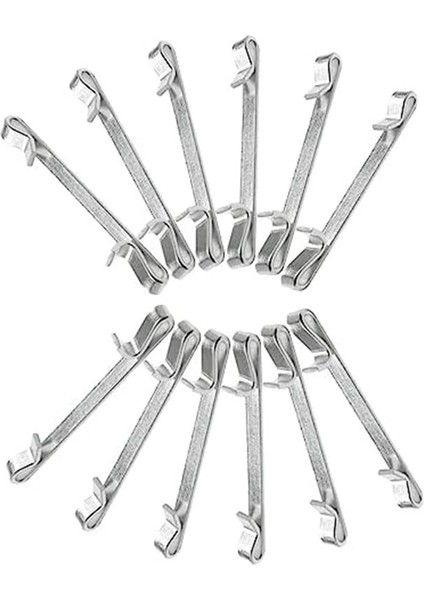 Erken 2 Inç Çift Döngü Takım Kutusu Çekmece Slayt Klipleri Takım Kutusu Aksesuarları Yedek Parçalar (12 Adet) (Yurt Dışından)