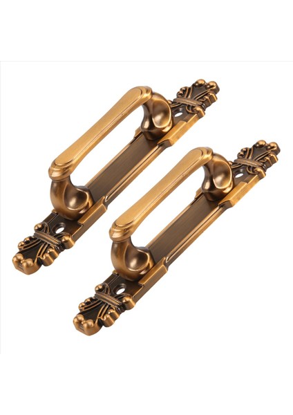 2pcs Avrupa Tarzı Kapı Kolu, Kapı Çekme Kolu, Kabine Çekmecesi Için Metal Sürgülü Kapı Kolu Dolap Aksesuarı (Yurt Dışından) modelleri