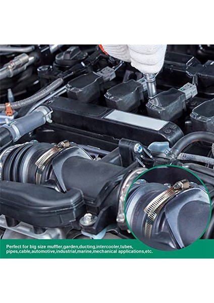 30FT Hortum Kelepçesi Ürünlük Kiti, Dıy Metal Kayışlar+15 Pcs Bağlantı Taşıyıcıları Ayarlanabilir Hortum Kelepçeleri, Solucan Dişli Bandı Hortum Kelepçesi (Yurt Dışından) modelleri