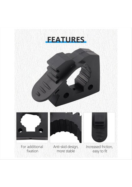 Jack Tuttur Koruyucu Kürek Tutucu Montajı, Kauçuk Kelepçe Montajı 1-1/7inç Ila 1-3/7 Inç Çap Aletleri-2 Paket (Yurt Dışından) modelleri