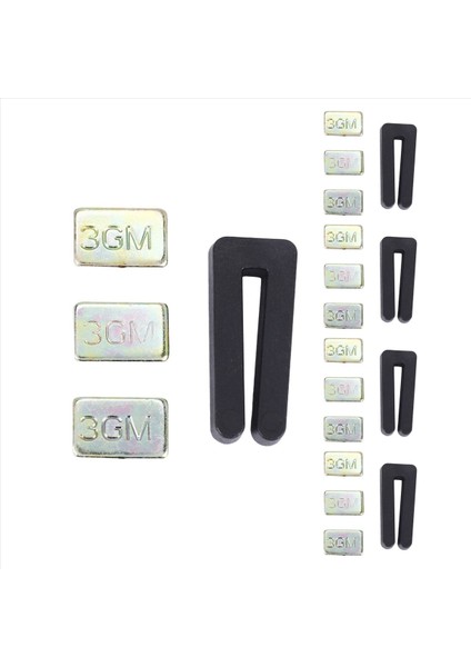 20 Adet Tavan Fanı Bıçağı Dengeleme Kiti, 5pcs Esnek Fan Denge Klipleri ve 15 Adet Metal Kendi Kendine Yapışkan 3g Ağırlık (Yurt Dışından) fiyatları
