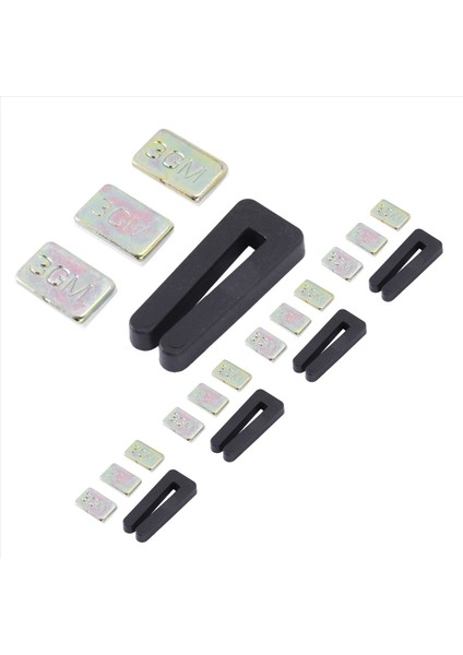20 Adet Tavan Fanı Bıçağı Dengeleme Kiti, 5pcs Esnek Fan Denge Klipleri ve 15 Adet Metal Kendi Kendine Yapışkan 3g Ağırlık (Yurt Dışından) modelleri