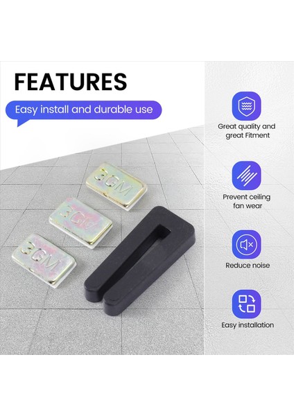20 Adet Tavan Fanı Bıçağı Dengeleme Kiti, 5pcs Esnek Fan Denge Klipleri ve 15 Adet Metal Kendi Kendine Yapışkan 3g Ağırlık (Yurt Dışından) indirimleri